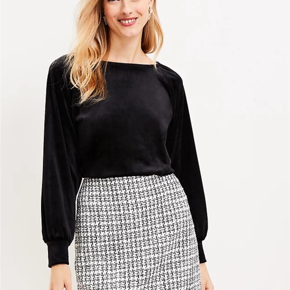 Loft Velour Sweatshirt - Picture 3 of 3